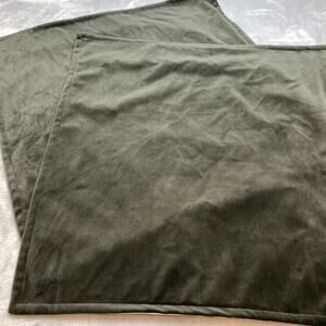 Velvet‎ Pillow Covers Square 22"x22" Beluga Gray Beige Backing Zipper Luxury